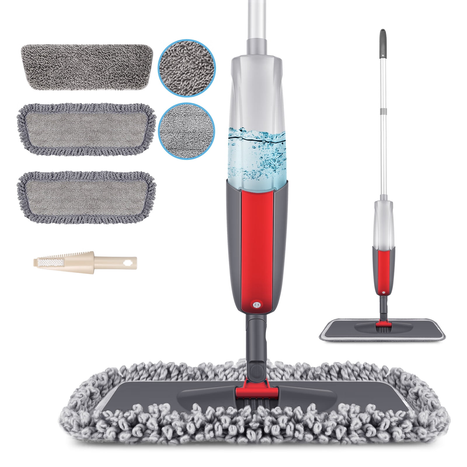 E for Cleaning Floors Swifter Wet Pads Spin Mop Head Cotton Hardwood Floor Epoxy O Cedar Mop