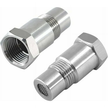SUGARMOM 2Pcs Oxygen Extender Sensor Extension Spacer For Cars Engine Exhaust Systems M18 x1.5  45mm Lambda Probe