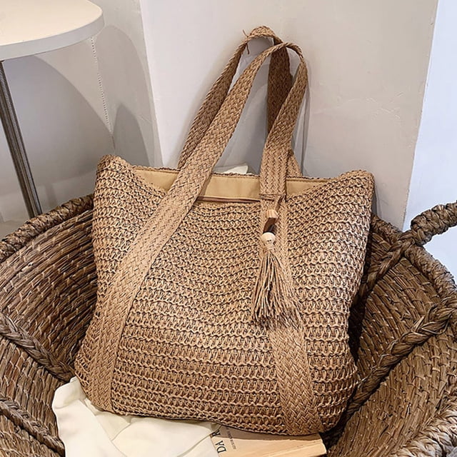 Woven handbags summer hotsell
