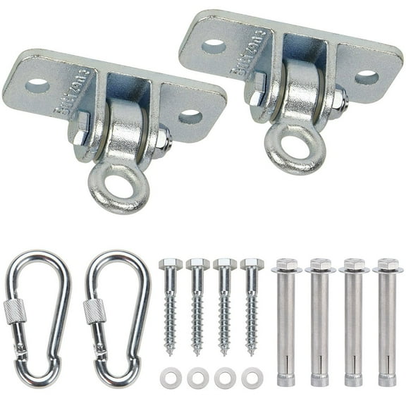 SUGARMOM  Heavy Duty Swing Hangers 304 Stainless Steel for Wooden Sets Swing Hooks Bracket