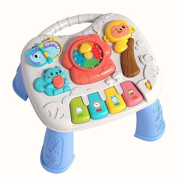 SUGARMOM Multi-Functional Early Education Toy Game Table for Infants And Toddlers 18 Months And Up  Sparking Curiosity And Creativity  Music And Lights Enhance Cognitive Development