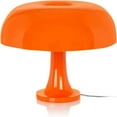 thumbnail image 1 of SUGARMOM Orange Mushroom Lamp - Retro Nesso Table Lamp with Remote That Works Up to 65ft Away - Dimmable Orange Lamp - Mid-Century 70s Funky Lamp for Desk (Orange), 1 of 5