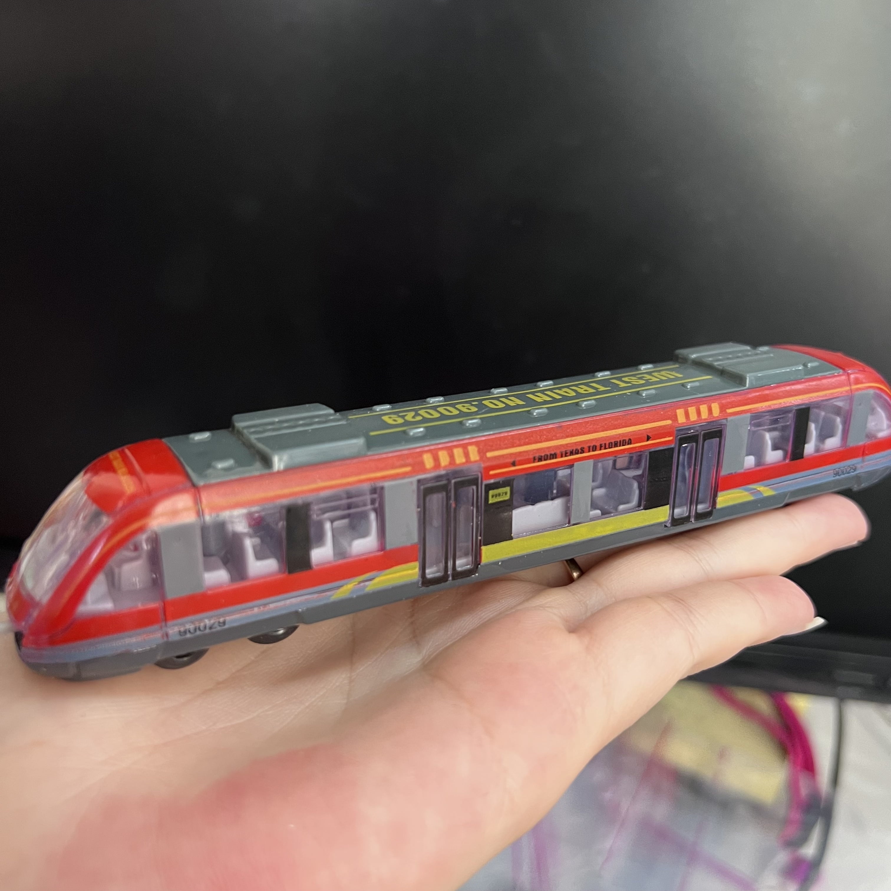 55 Scale SUGARMOM Premium Alloy 1 55 Scale Die-Cast Light Rail Train Model ...