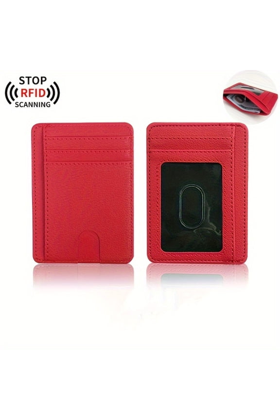 RFID Blocking Credit Card Holder Simple Card Protective Cover Perfect Card Bag For Daily Use