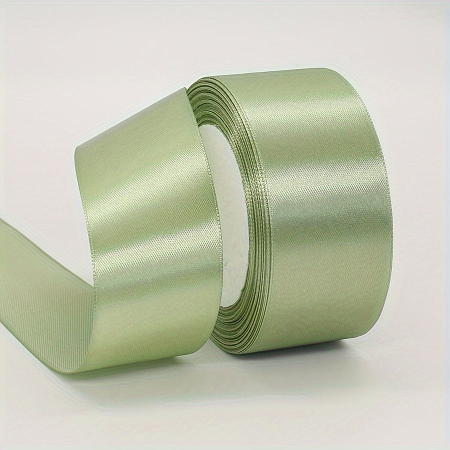 Sage Ribbon SUGARMOM Sage Green Satin Ribbon - 1 Roll Assorted Widths (1cm-5cm) 22m ...