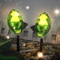 thumbnail image 1 of SUGARMOM Solar Frogs Garden Decor Light Outdoor Statue | Cute and Creative Pond Statues for Garden & Patio  Yard  Pool, 1 of 6