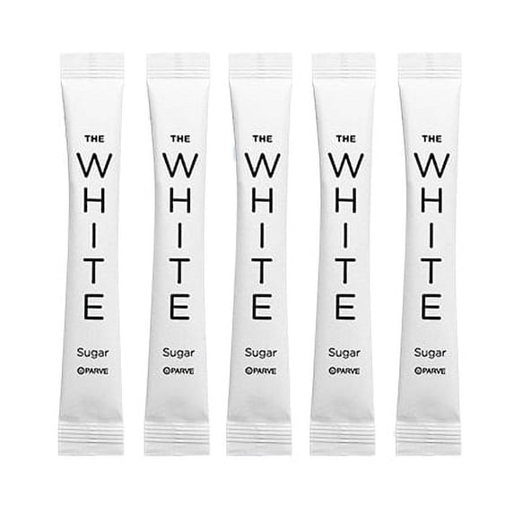 SUGART NATURALS - THE WHITE - 2000 Individual Serving Stick Packets - Natural Refined Sugar - U Parve/Kosher