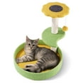 thumbnail image 1 of SUGIFT 17'' Cat Tree with Sisal Scratching Posts Multi-Level Cat Tower for Indoor Medium Cats, Green, 1 of 9