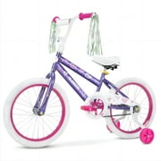 SUGIFT 18 in. Kids Bike with Training Wheels for Girls Ages 6-12 Years Child, Purple
