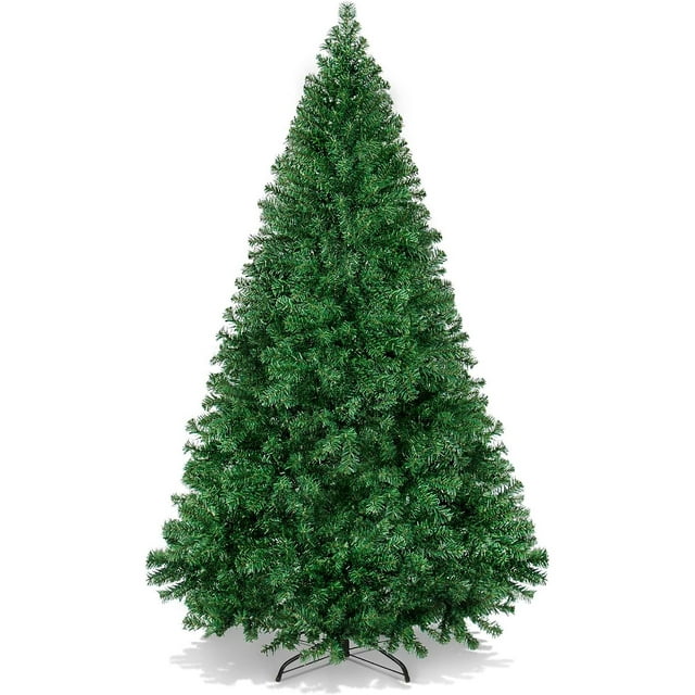 SUGIFT 6Ft Artificial PVC Christmas Tree Stand w/ 1000 Tips Indoor Outdoor  Green