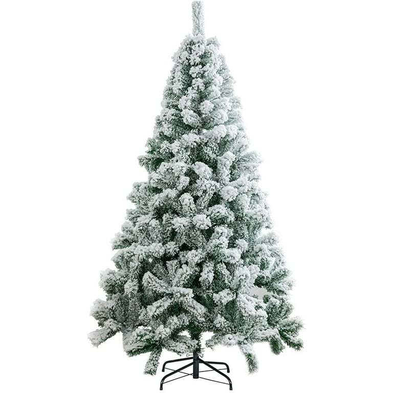 Usmixi Clearance Sale Christmas Tree Decoration, Premium Snow Flocked  Hinged Artificial Mini Christmas Tree Fake Spruce Full Tree For Home Office  Party Decoration Same Day Delivery Items Prime 