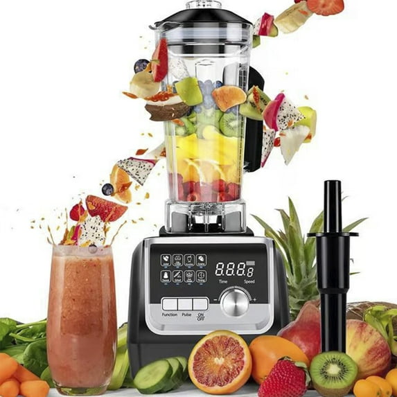 SUGIFT 72-oz 1400W Power Ice Crush Blender, Juicer and Blender Stainless Steel Black