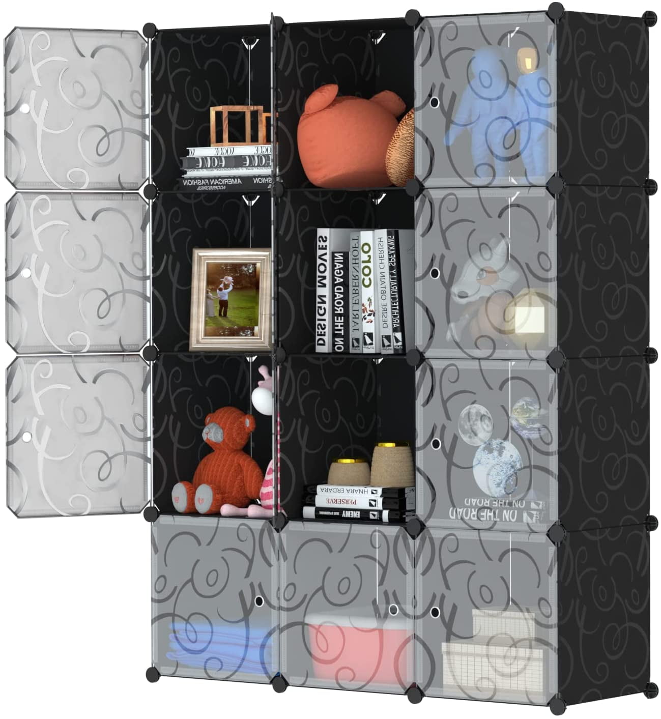 Cube Storage Organizer, 12 Cube Closet Organizers and Storage for Bedr –  neprock