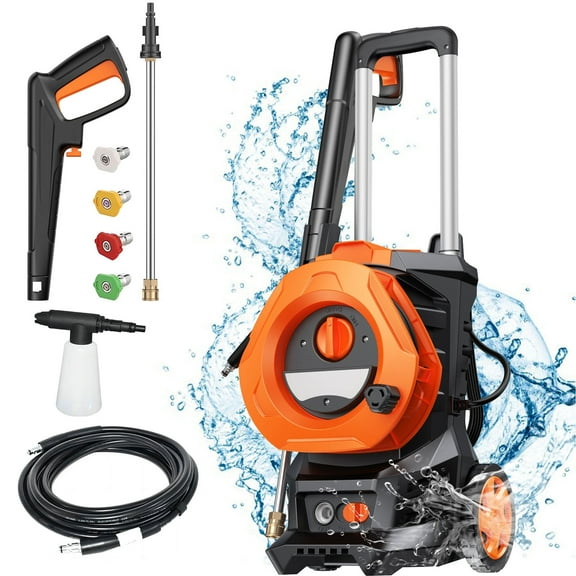 SUGIFT, Electric Pressure Washer, 3300 PSI at 2.0 GPM, 110V