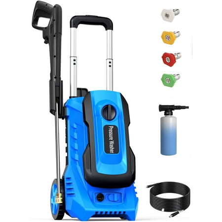 SUGIFT Electric Pressure Washer 3800PSI 2.6GPM Power Washers Electric Powered, Blue