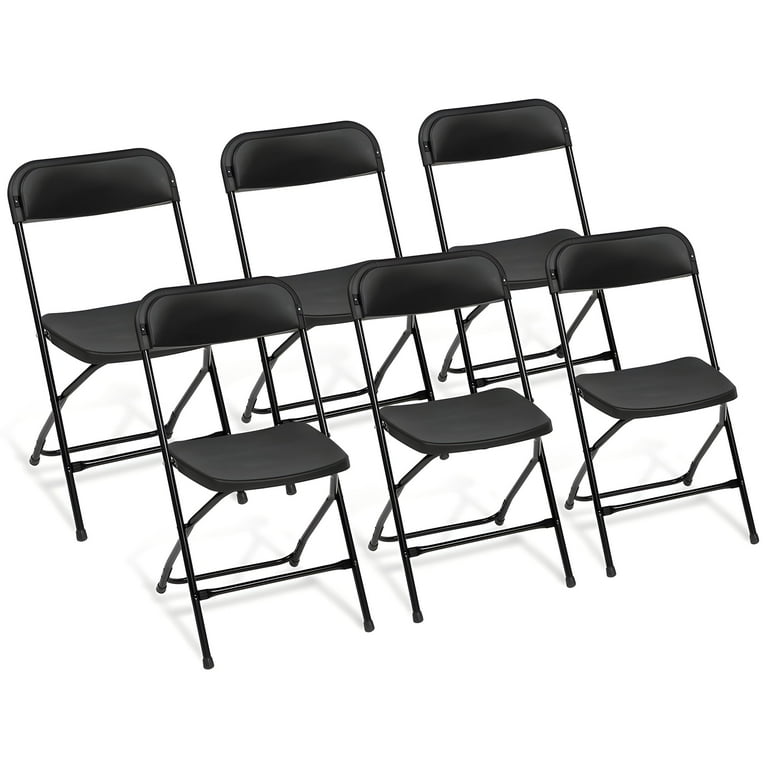 SUGIFT Folding Chairs Pack Plastic Folding Chair for Outdoor