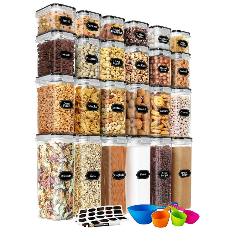 Airtight Food Storage Containers Set - 7 PC - Pantry Organization and –  SHANULKA Home Decor