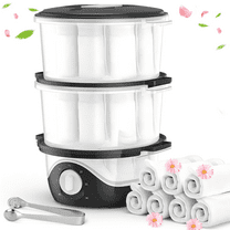 SUGIFT Hot Towel Warmer for Facials, Holds 18 Towels, Towel Steamer, 60 Min Auto Shut Timer, 2-Layer Baskets for Spa, Black