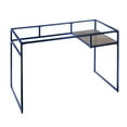 thumbnail image 1 of SUGIFT Laptop table, Tempered Glass table,Blue, 1 of 5
