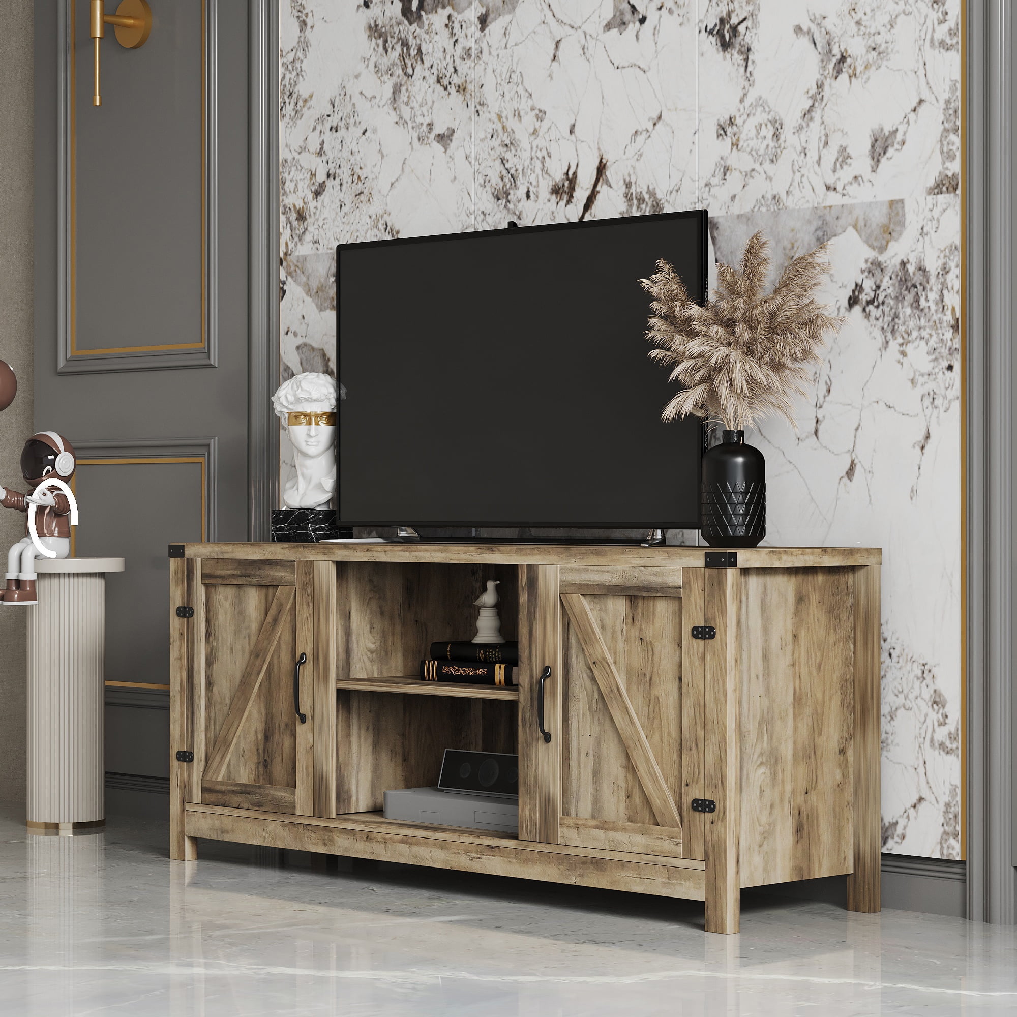 Modern farmhouse clearance tv cabinet