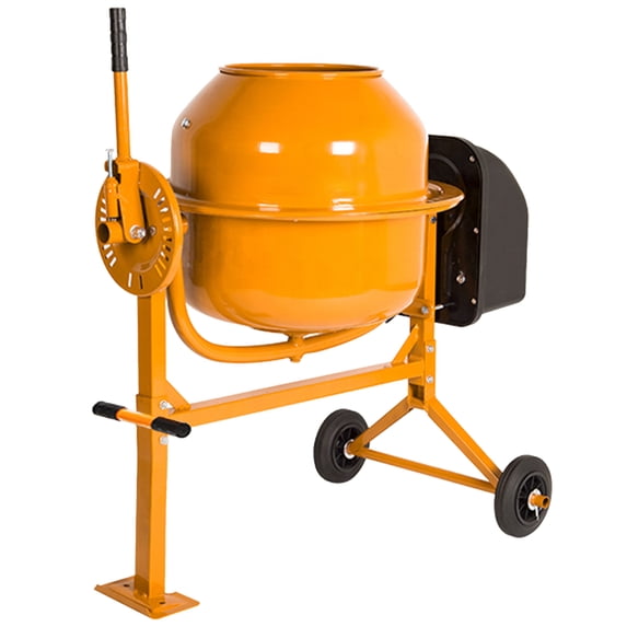 SUGIFT 4.2 Cu Ft 1/2 HP Portable Electric Concrete Cement Mixer with Wheels