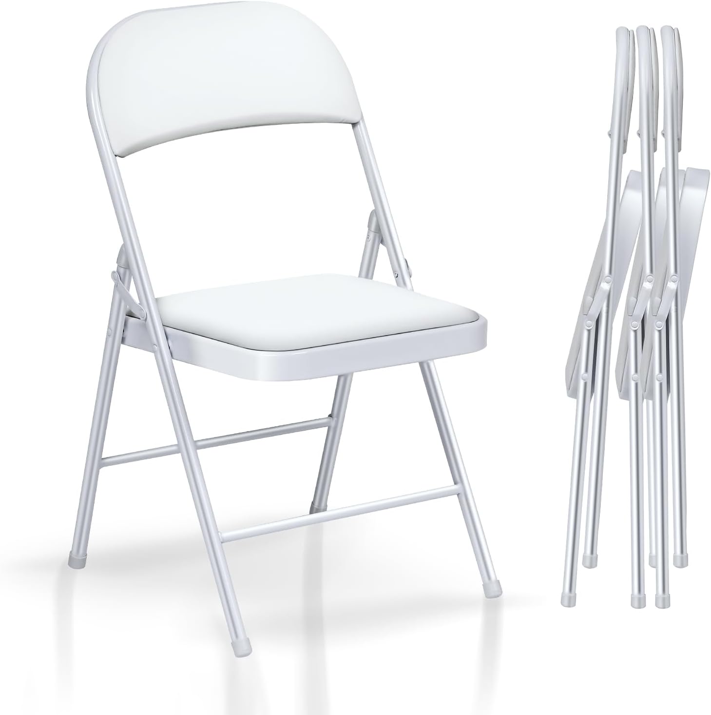Mainstays Metal Padded Folding Chair, Multiple Colors