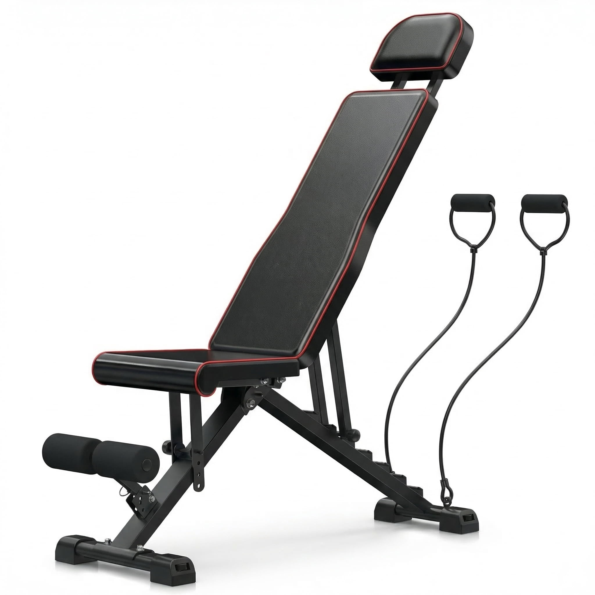 SUGIFT 660LBS Adjustable Weight Bench, 7-Position Foldable for Home Gym