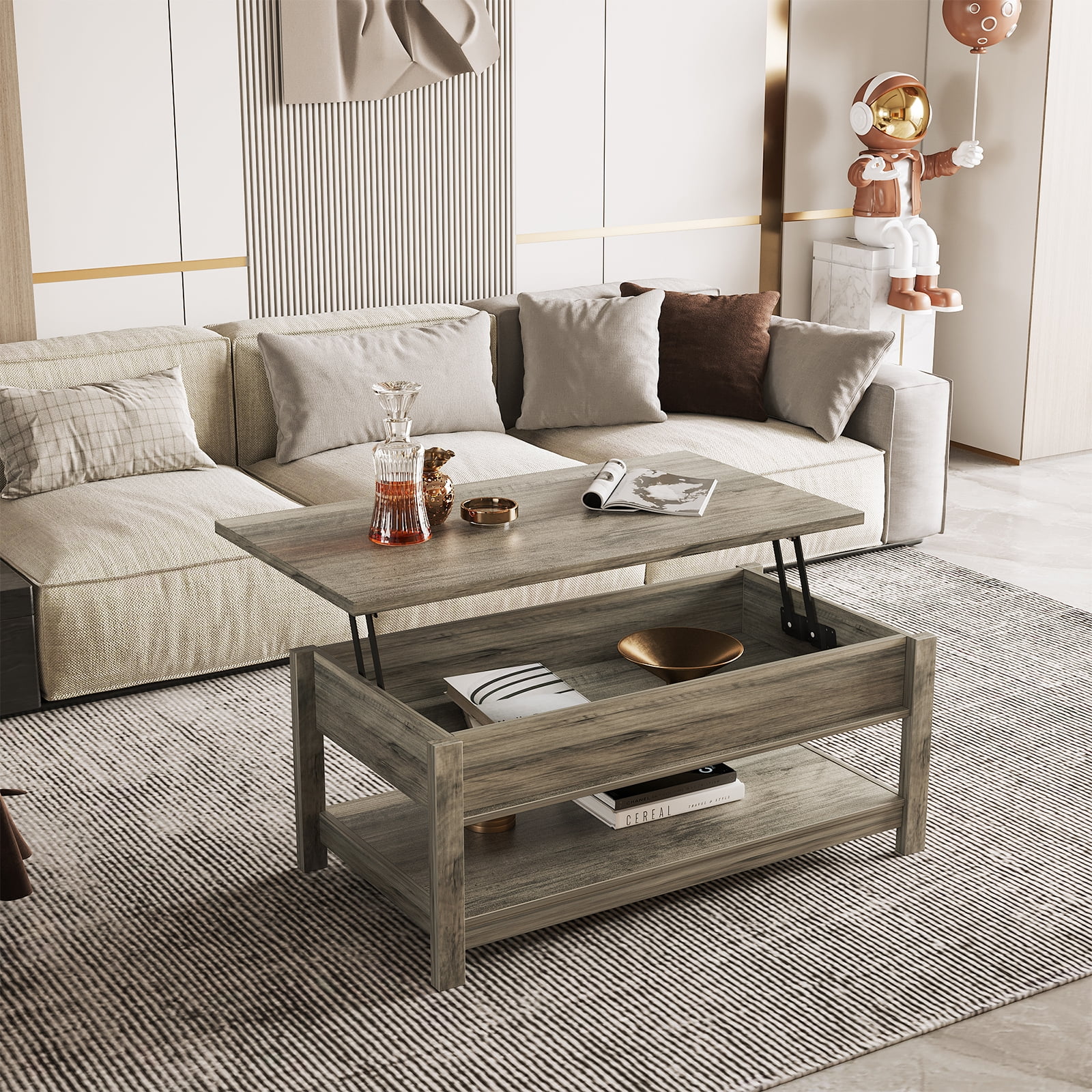 Amatury Frame Coffee Table Overall 16.5