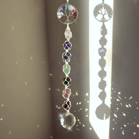 SUGOI Tree of Life 7 Chakra Rainbow Sun Catchers