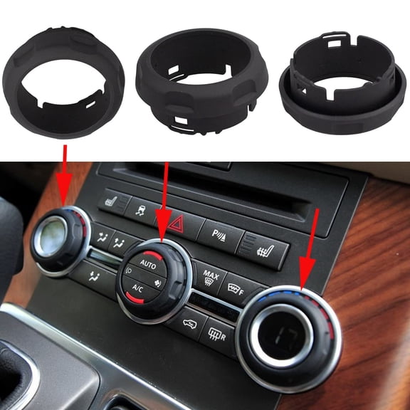 SUGUANGHUI 3PCS Central Console A/C Volume Control Knob Compatible with Land Rover Range Rover Sport Discovery 4 2009 2010 2011 2012 2013 LR029591
