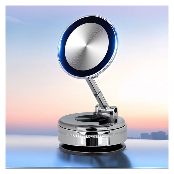 SUGUANGHUI Car accessories Upgraded 360° Nano Gel Vacuum Magnetic Phone Holder, Car Phone Holder for Magsafe, Suction Cup Phone Mount for Car/for iPhone 17/17 Pro/17 Pro Max/16/15/14/13/12