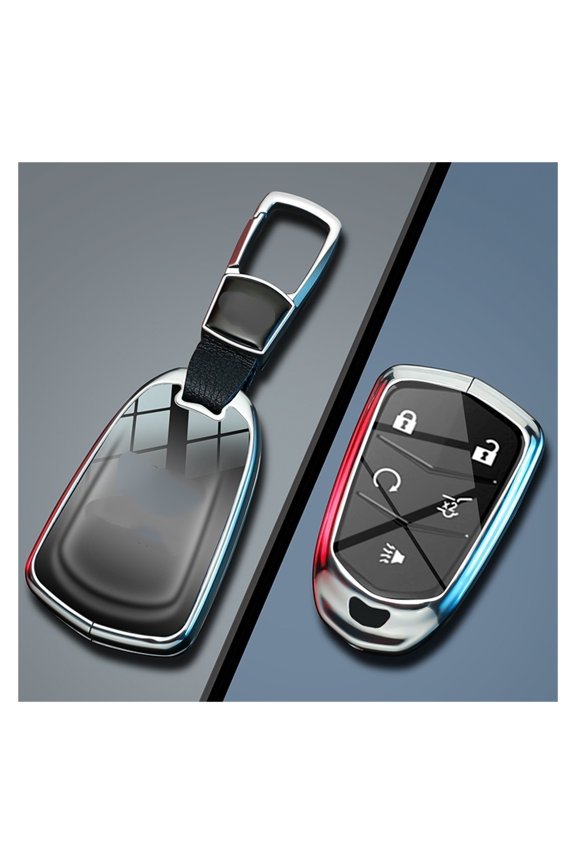 Suitable for XT5 CT6 XT4 CT5 XT6 ATSL XTS GT4 Zinc alloy electroplating process key case keychain ,Suitable as a gift for both men and women