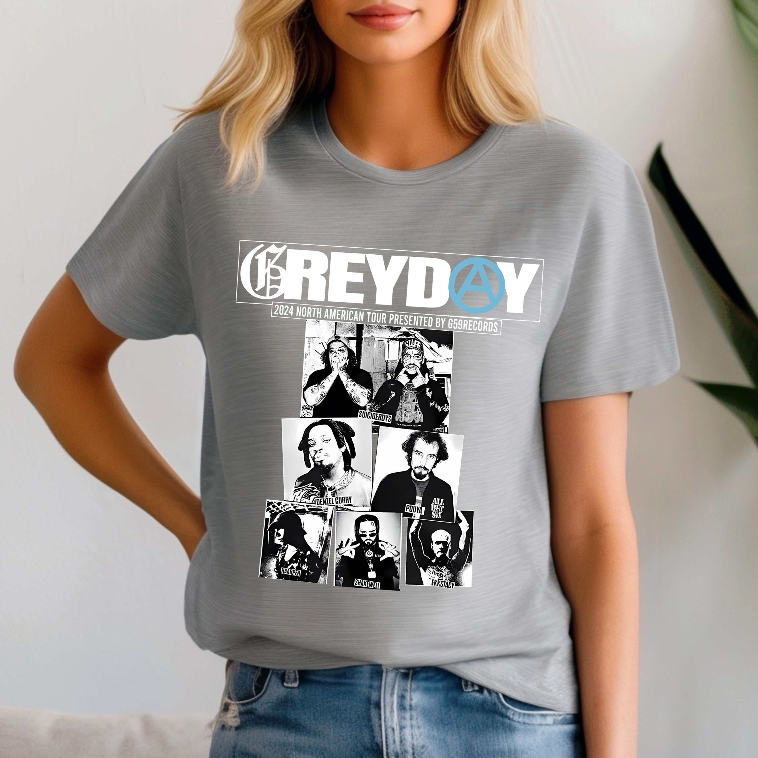 SUICIDEBOYS Grey Day 2024 Tour Shirt, Suicideboys Band Fan Shirt