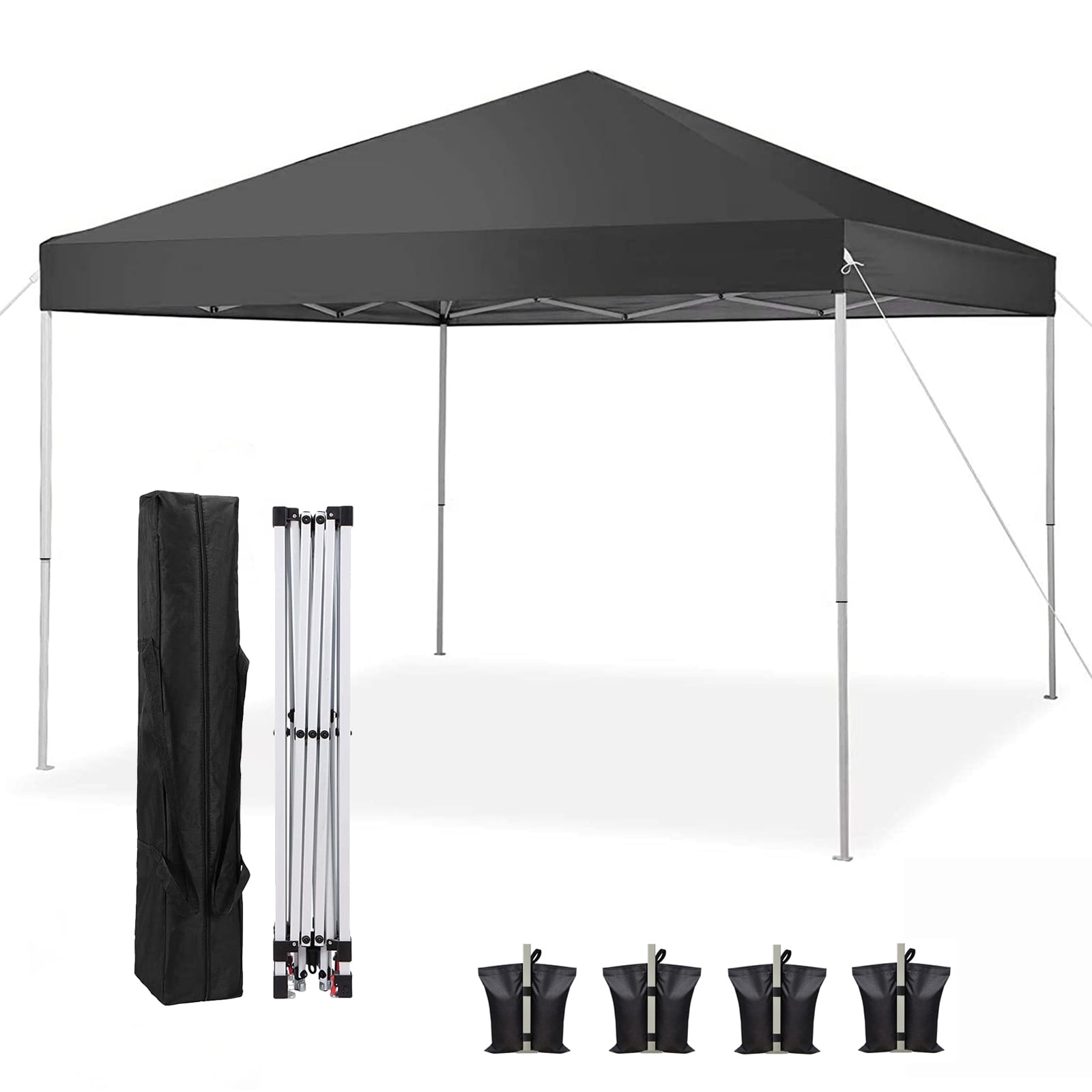 Crown Shades 10x10ft Instant Pop Up Folding Shade Canopy w/Carry Bag, Blue  