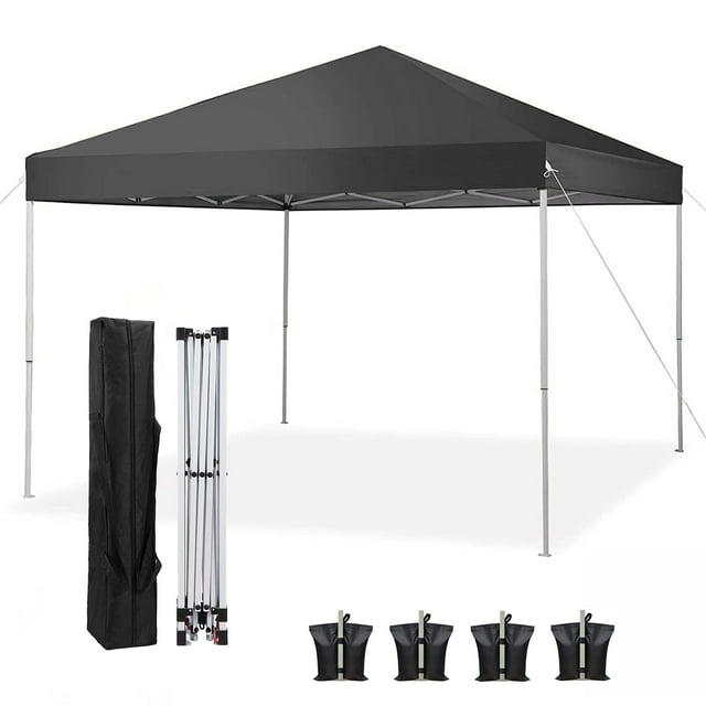 SUIFT 10x10 Pop Up Canopy Tent Instant Folding Canopy with 4 Weight