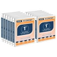 thumbnail image 1 of SUIN Economy 1 inch 3 Ring Binder for Work, Clear View Cover, Two Pocket, 12-Pack, White, 1 of 7