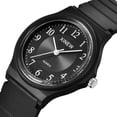 thumbnail image 1 of SUITABLE FOR ALL STYLES！Ultra-thin Unisex Watch Silicone Sports Watch Analog Quartz Wristwatch 60% off！, 1 of 2