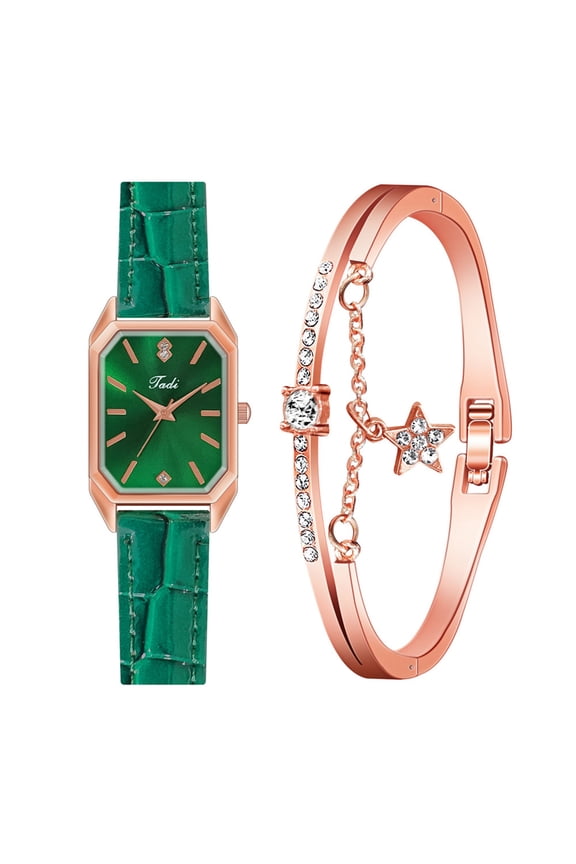 SUITABLE FOR ALL STYLES!Women Fashion Watch Clock Leather Strap Casual Dress Wrist Crystal 60% off!