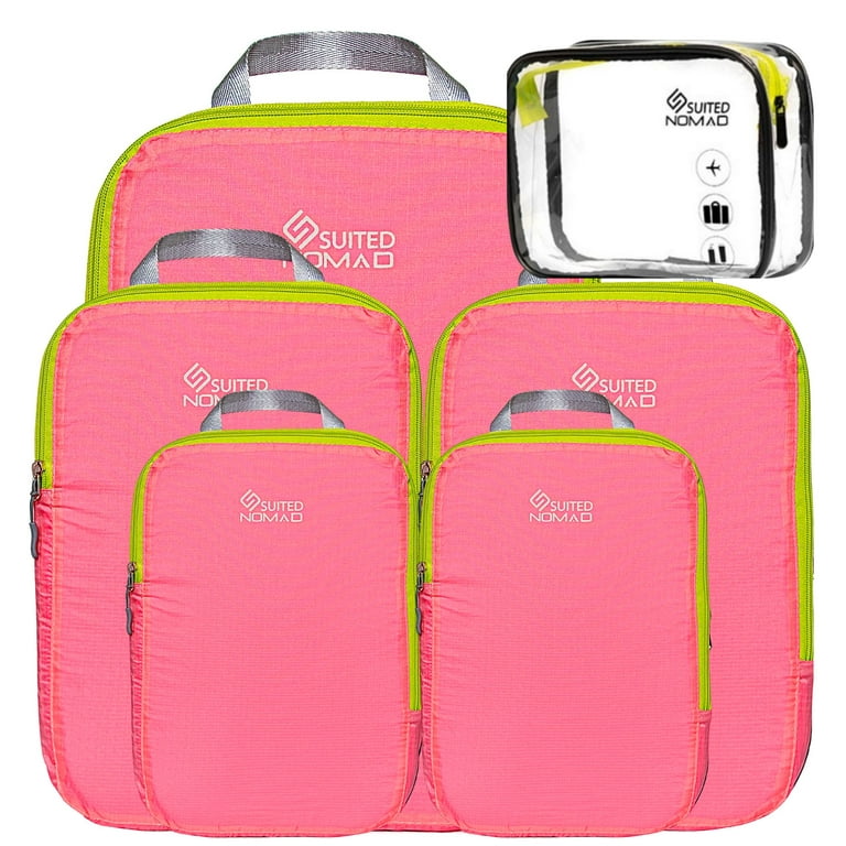 4 Set Compression Packing Cubes Travel Accessories - Brilliant