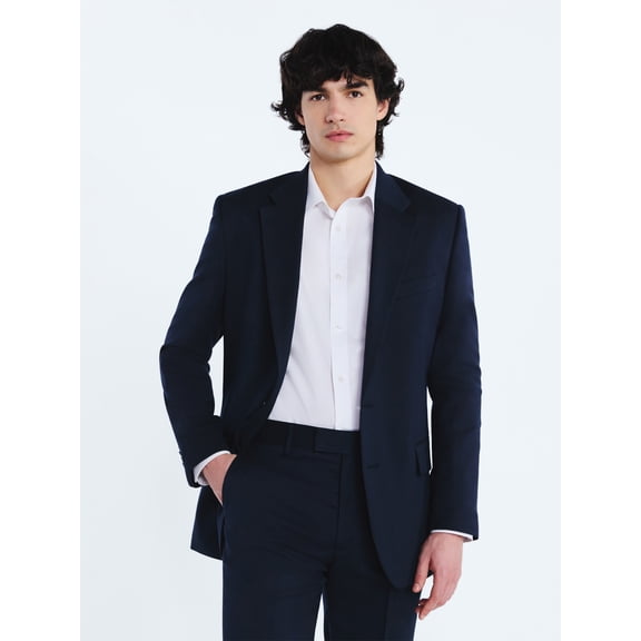 Free Assembly Men's Tailored Fit Suiting Blazer, Sizes 40R-52R