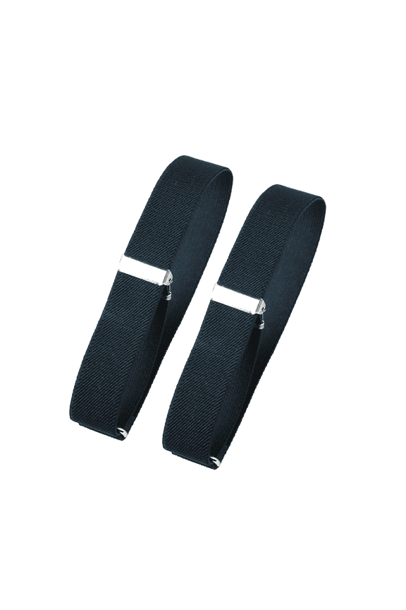 SUITUA Sleeve Garters Elastic Adjustable Armband Non Slip Shirt Garter Sleeve Holders Easy to Use (3/4 inch, Black)