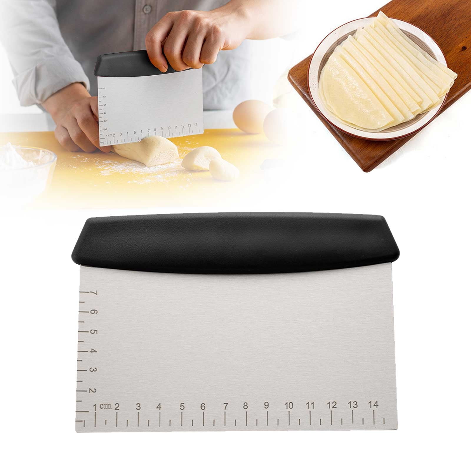 SUJITO Baking Tool Vegetable Cutter Dough Cutters With Measuring Scale ...