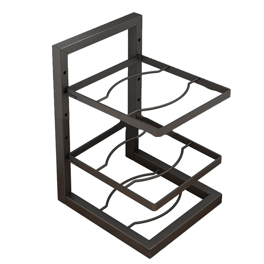 SUKIY Pot Organizer Rack under Heavy Duty Pan Rack under Sink