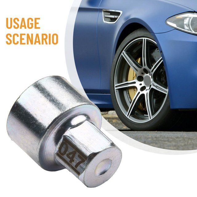 SUKIY Tire Wheel Lock AntiTheft Screw Lug Nut Bolt 47 Removal Key Socket For Bmw F12