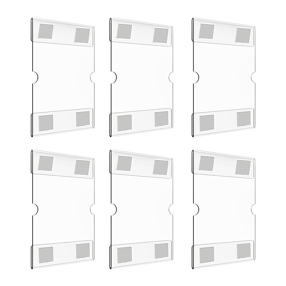 SUKIY WallMounted Acrylic Display Rack 4X6 Inch Photo Rack With
