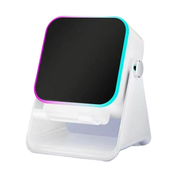 SUKVPSI Smart Induction Bluetooth Speaker Phone Stand, Multifunction Desktop Wireless Speaker with RGB Ambient Light, Heavy Bass for Live Streaming, Office, Home