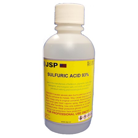 SULFURIC ACID 66be 96% 16 oz