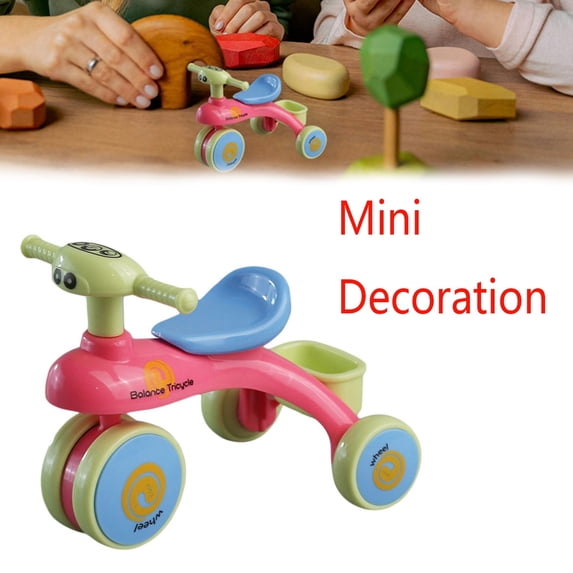 SULIFEEL Colorful Lighting Baby Balance Bike Toys for 1 Year Old Boy Girls with 4 Wheels 12-24 Months No Pedal Toddler Balance Bike, First Birthday Gift,Unicorn