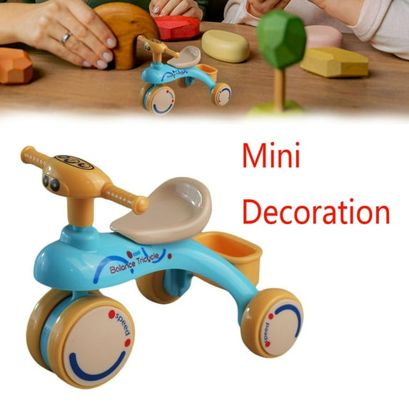 SULIFEEL Colorful Lighting Baby Balance Bike Toys for 1 Year Old Boy Girls with 4 Wheels 12-24 Months No Pedal Toddler Balance Bike, First Birthday Gift,Unicorn