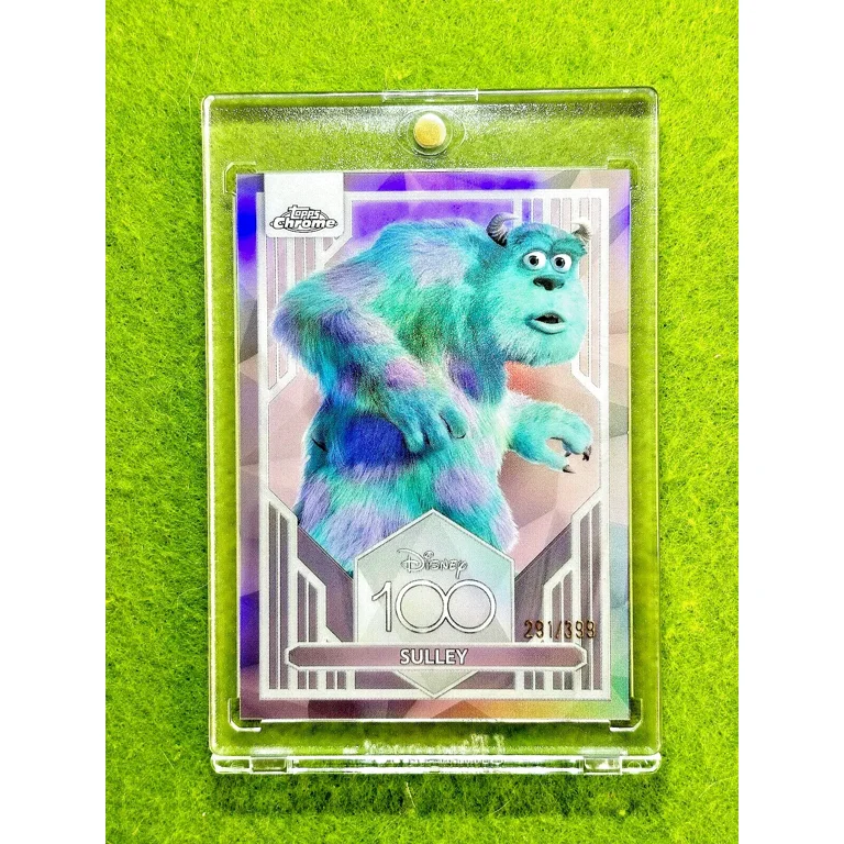 SULLEY Disney 100 PINK REFRACTOR #/399 SP MONSTERS INC 2023 Topps